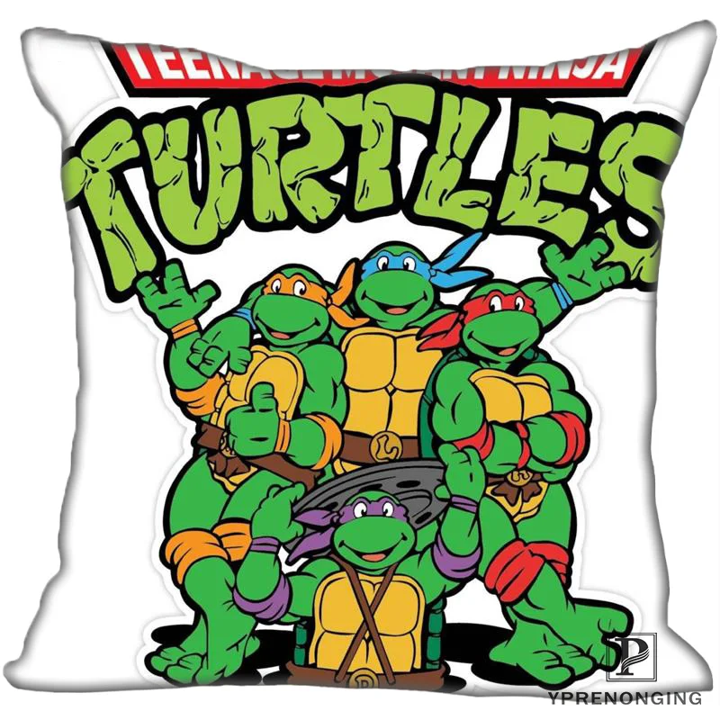 Best Custom Teenage-Mutant-Ninja-Turtles(1) Наволочка на подушку, спальня Home Square Наволочка на молнии(одна сторона)#190404-1-10