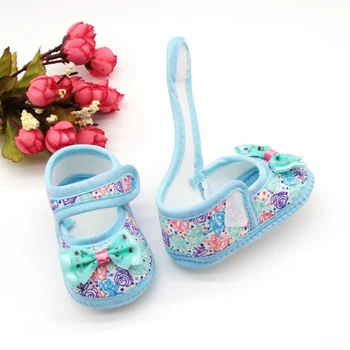 

Summer Babys Girl Breathable Anti-Slip Floral Bow Shoes Casual Sneakers Toddler Soft Soled First Walkers F