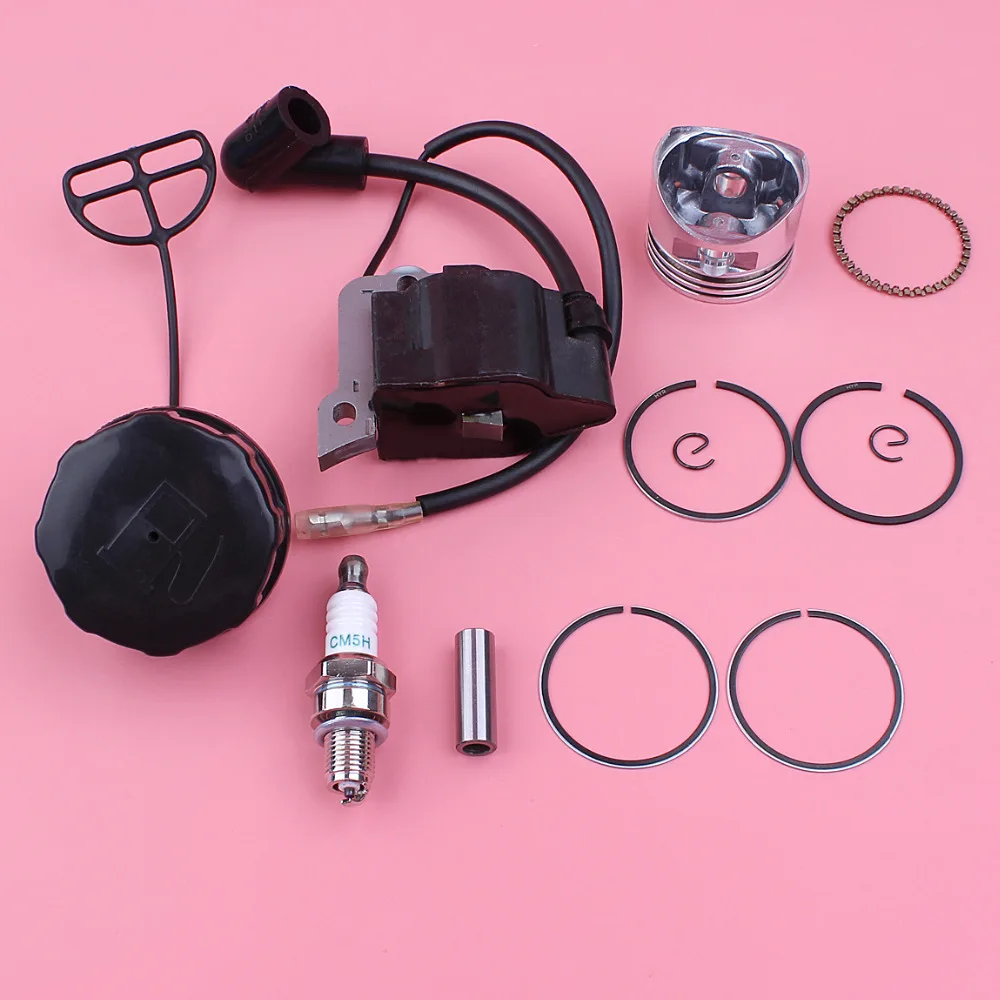 Ignition Coil 35mm Piston Spark Plug Fuel Tank Cap Kit For Honda GX25 GX 25 4 Stroke Trimmer Brush Cutter Lawn Mower Engine Part Ignition Coil 35mm Piston Spark Plug Fuel Tank Cap Kit For Honda GX25 GX 25 4 Stroke Trimmer Brush Cutter Lawn Mower Engine Part