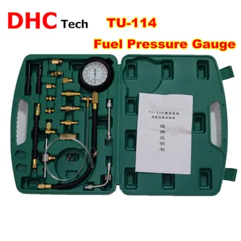 

High Recommend TU114 Fuel Pressure Tester Pressure Gauge For Fuel Injection Pump Tester TU 114 Auto Diagnostics Tools Set