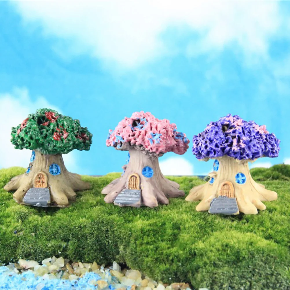 Hot Sale 1 Pc New Artificial trees doll house miniatures fairy garden