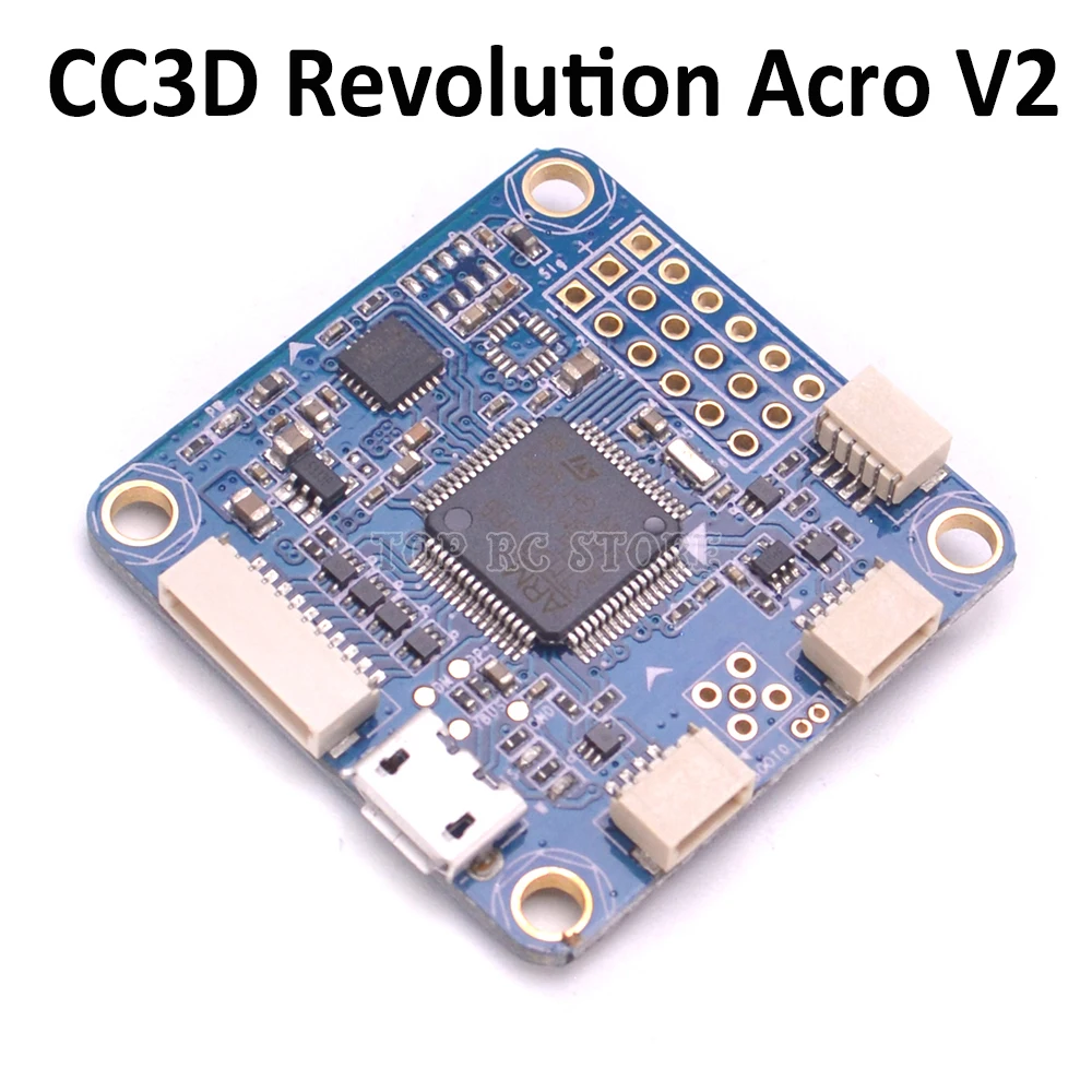 OpenPilot CC3D Revolution Acro V2 плата контроллера полета Встроенный micro USB 35x35 мм для RC FPV Racing Drone