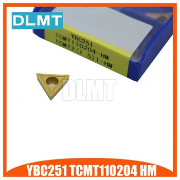 

10PCS YBC251 TCMT110204 HM turning tool carbide insert for Machining steel