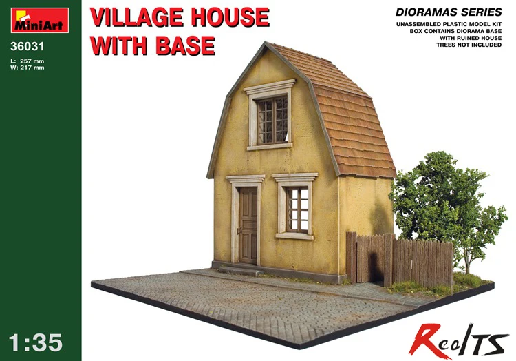 

RealTS Out of print product! VILLAGE HOUSE W/BASE DIORAMA BUILDING 1/35 MINIART 36031