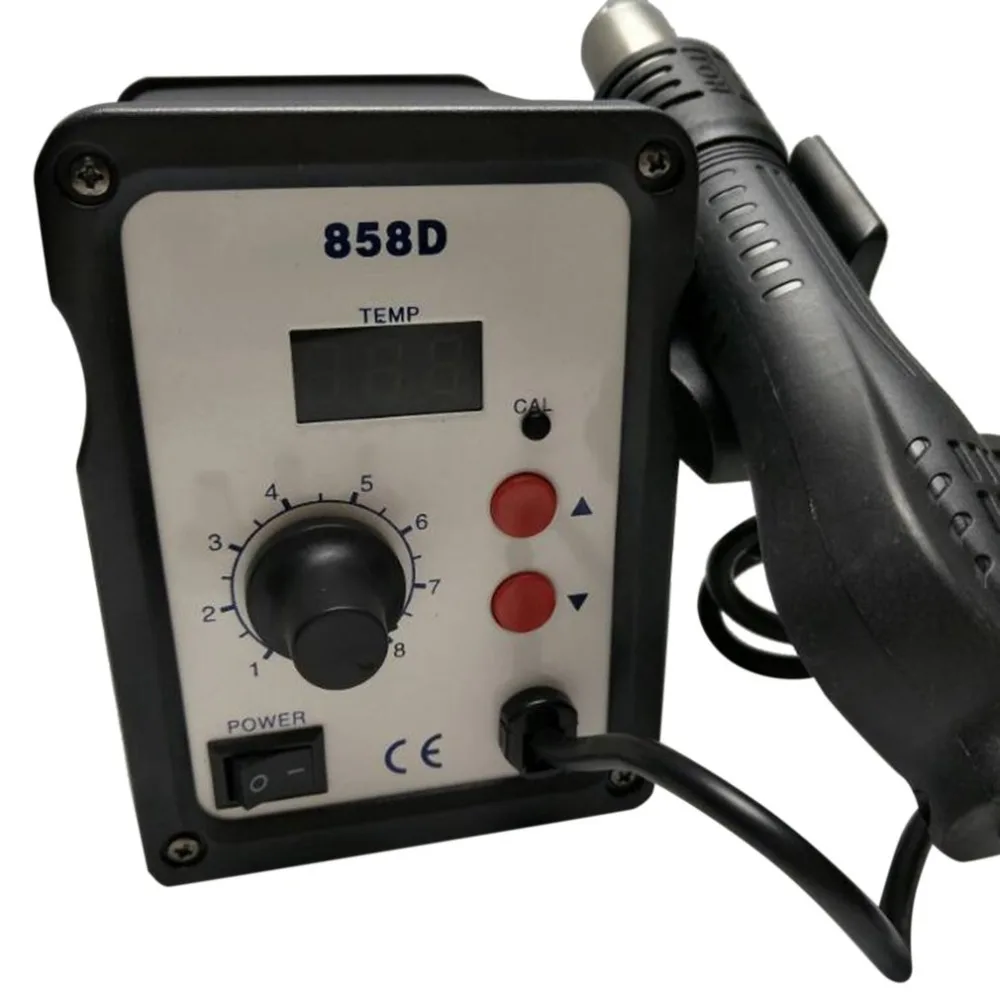 

New 220V 700W Soldering Station Rework Digital SMD Rework Hot Air Gun Repair tools kit+ Electric Solder iron For Welding Sale