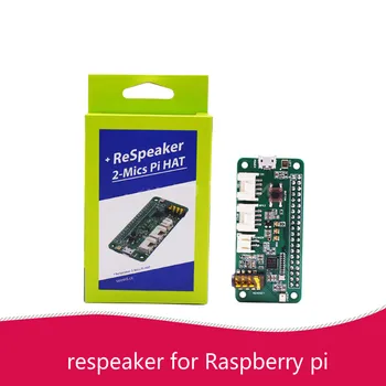 

Raspberry Pi Speaker ReSpeaker 2-Mics (Microphone) Pi HAT Expansion Board for Raspberry Pi 3 Model B+Plus, 3B, Zero, Zero W