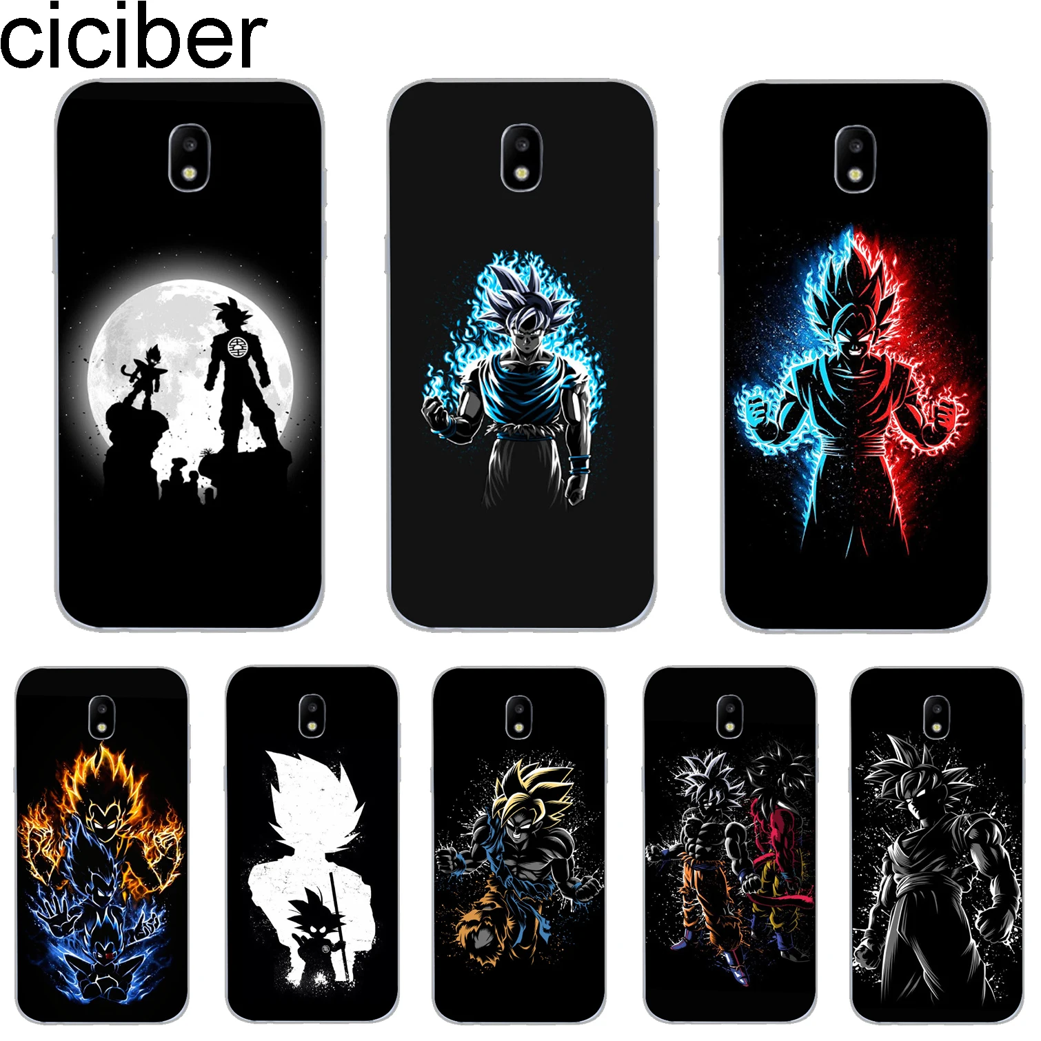 Ciciber Capa для Samsung Galaxy J8 J7 J6 J5 J4 J3 J2 J1 Pro Core Plus Prime mini 2017 2018 2016 чехлы телефонов Dragon Goku