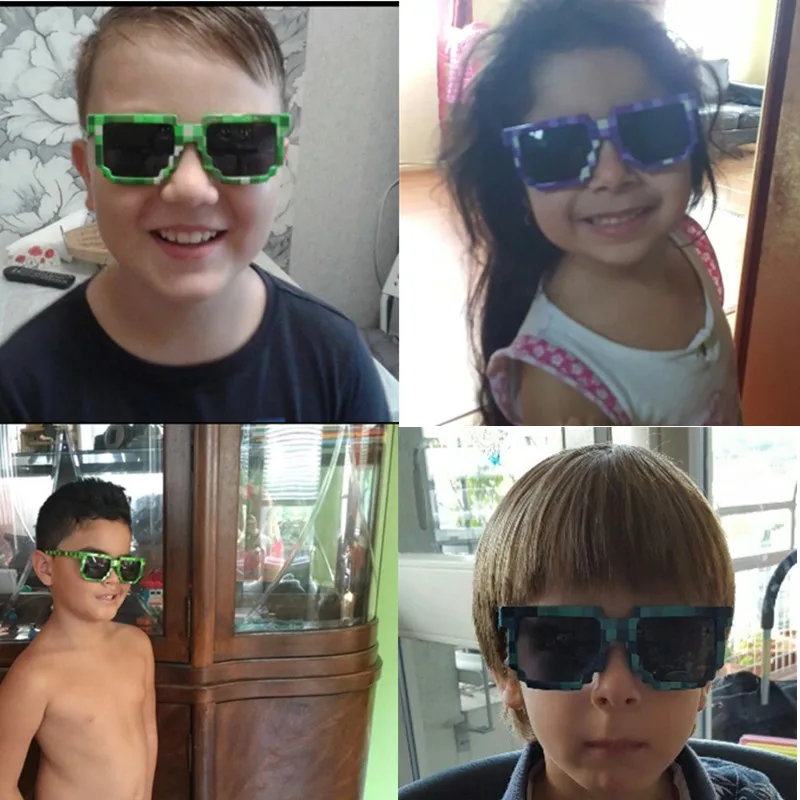 Длинный Хранитель винтажные квадратные новые мозаичные солнцезащитные очки унисекс солнцезащитные очки модные очки с чехлом детский подарок для детей