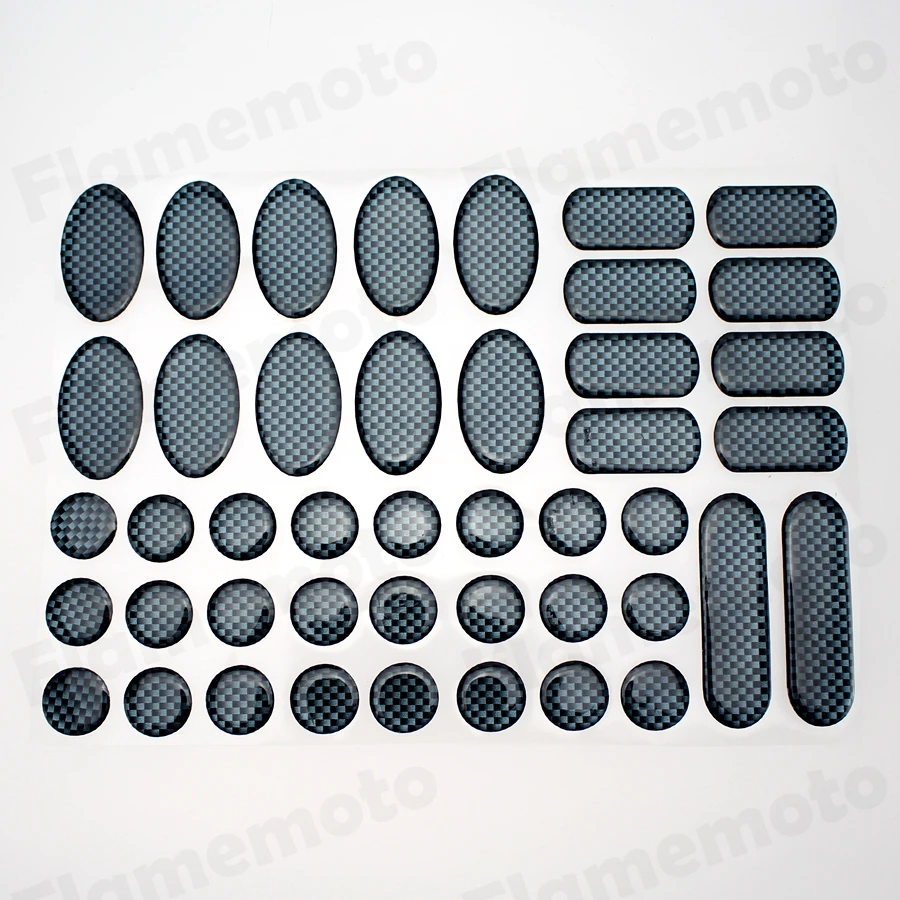 

Black Carbon DIY for Suzuki Motorcycle Sticker Fuel Tank Pad Traction Cover Side Knee Protector Decal Stickers Moto Universal