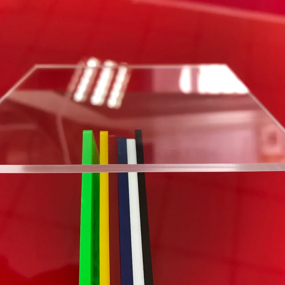 

4mm 2 Pcs/Lot Perspex Crystal Clear Transparent Plastic Board Plexiglas Panel