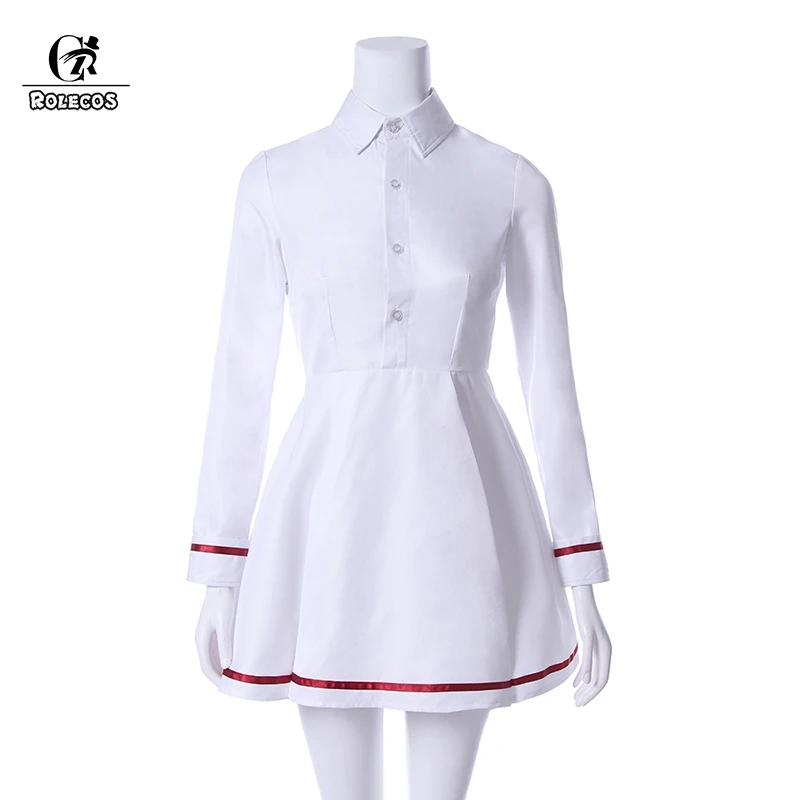ROLECOS Cardcaptor Sakura Clear Card Косплей Костюм Kinomoto Шаоран ли костюм Tomoyo школьная форма
