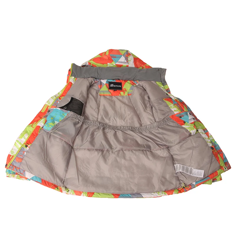 Goexplore лыжная куртка женская зимняя теплая водонепроницаемая Спортивная для