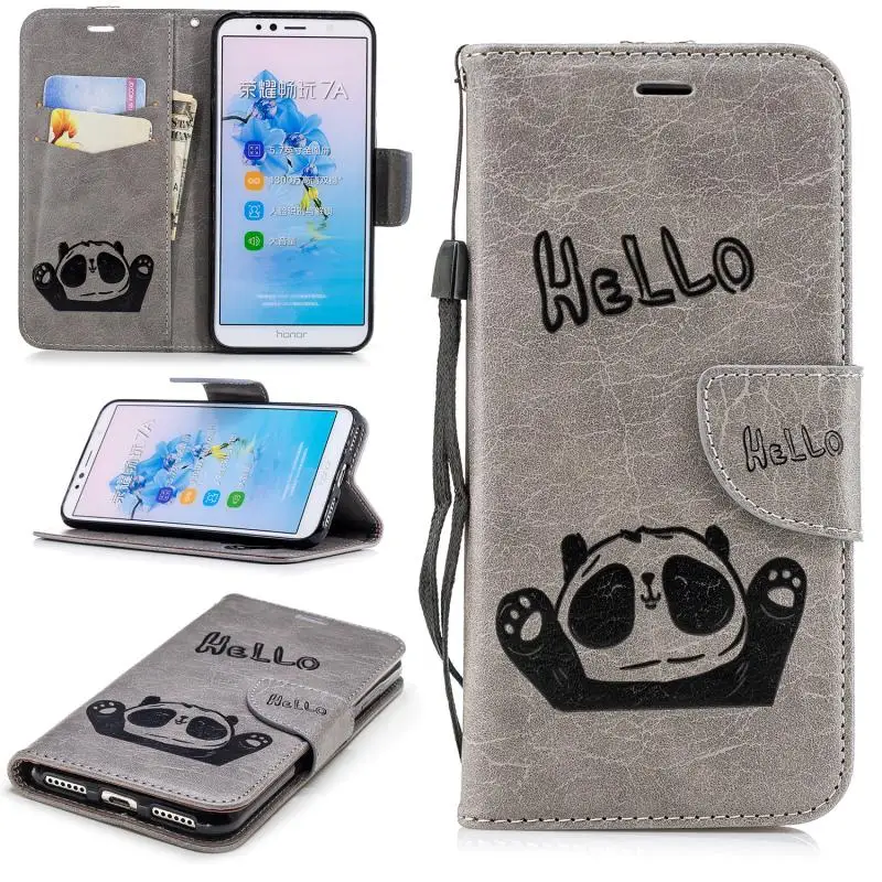 

Wallet Phone Cover for Honor 7C AUM-L41 5.7" Leather Case on for Huawei Honor 7C Case for Huawei Honor 7C RU Version Flip Cover
