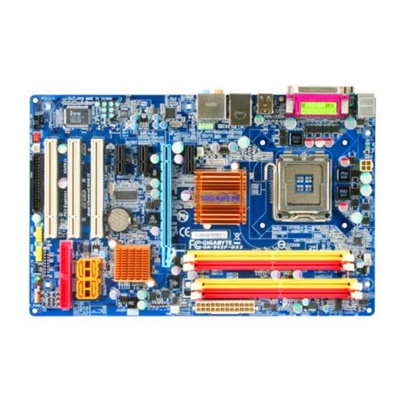 

For Gigabyte GA-945P-DS3Original Used Desktop 945 Motherboard 945P-DS3 Socket 775 DDR2 SATA2 USB2.0