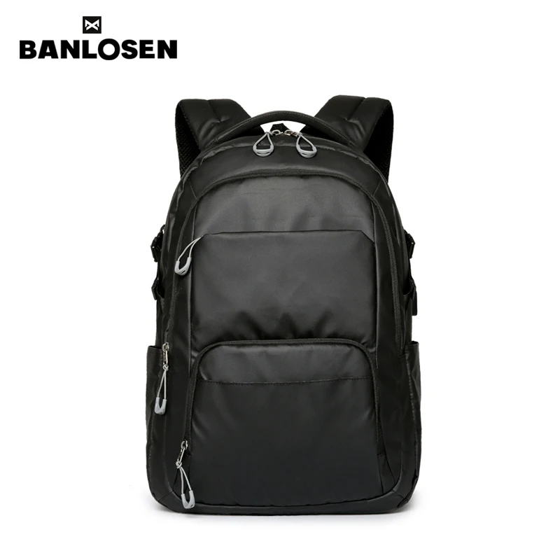 2017 Black Laptop Backpack Men Women Bolsa Mochila for 14 Inch Notebook Computer Rucksack School