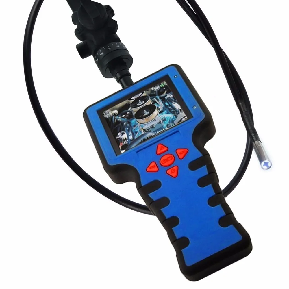 2 Way Industrial Rotation 3Meter 3M Borescope Endoscope Snake Scope 5.5mm Diameter Video