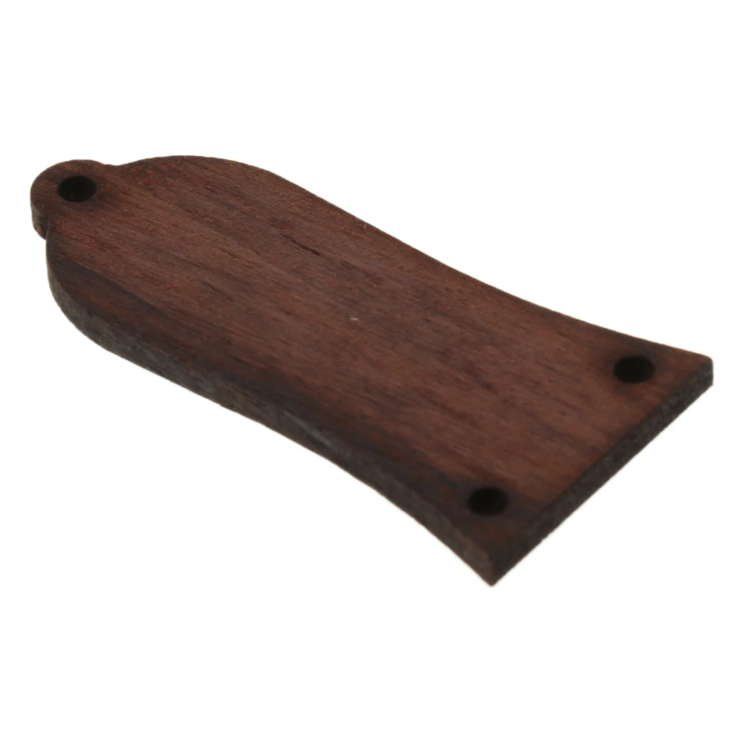 Electric Guitar Truss Rod Cover 2/3 Holes DIY Part Rosewood/Mahogany Bell Shape Accessories