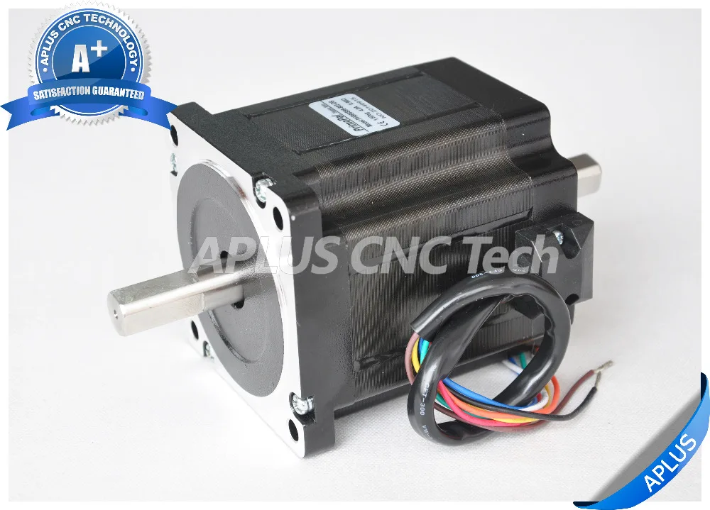 4 осевой шаговый двигатель NEMA 34 с двумя валами 920oz in и драйвер PSR8078 Комплект