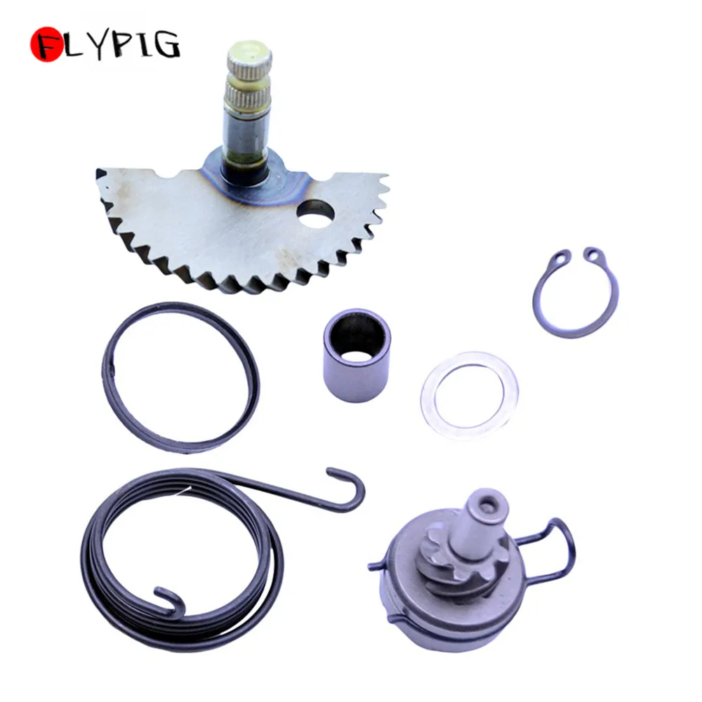 

FLYPIG Kick Starter Start Shaft Idle Gear Spring for GY6 49cc 50cc 80cc Scooter Compatible with P139QMB 4 Stroke Engine Parts