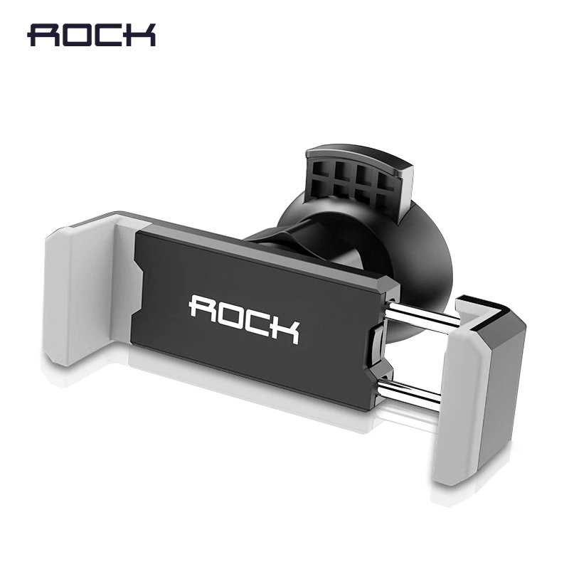

ROCK Car Phone Holder for iPhone X 8 7 6S MAX 360 Rotation Adjustable ABS Car Phone Holder Air Vent Holder Stand Mount in Car