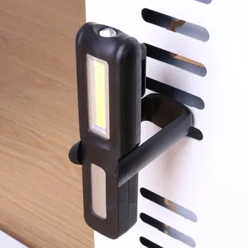 

Energy Saving Lamp With Magnet Hook on a bicycle COB LED+XPE LED Flashlight Torch Outdoor Handy Portable Rechargeable Light