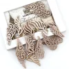 40Pcs/bag 4 Styles DIY Angel Wings Wooden Chips Decorative Embellishments Crafts Scrapbook Hand-made Graffiti Button Accessories ► Photo 2/6