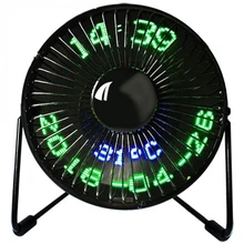 New Hot Selling Usb Led Clock Mini Fan With Real Time Temperature Display Desktop 360 Cooling Fans For Home Office цена New Hot Selling Usb Led Clock Mini Fan With Real Time Temperature Display Desktop 360 Cooling Fans For Home Office цены онлайн
