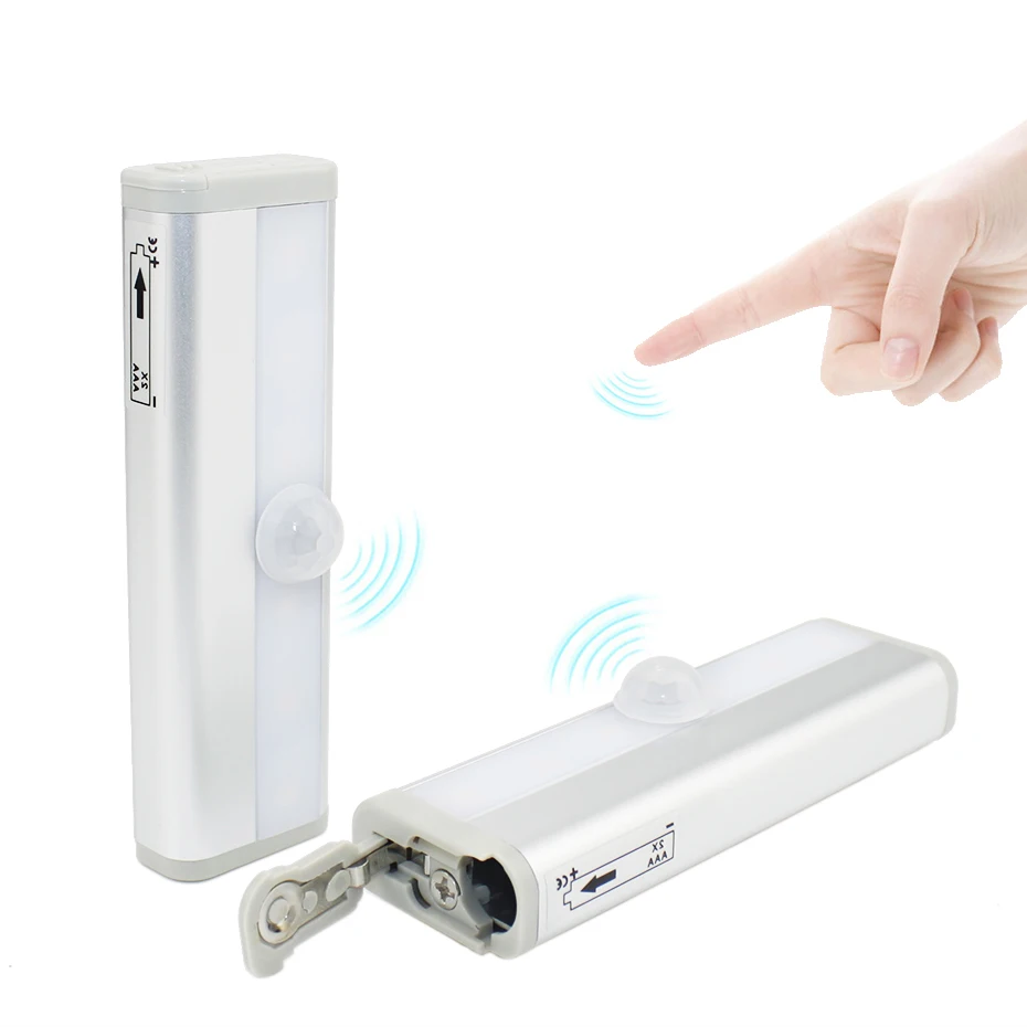 

6 /10 LEDs LED Under Cabinet light Portable Wireless IR Infrared Motion Sensor for Kitchen Wardrobe Bar Emergency Night Light