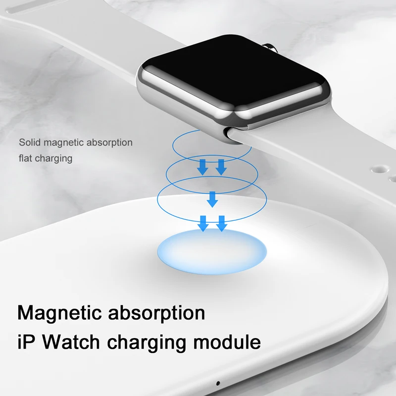 Skup Baseus bezprzewodowa ładowarka qi do Apple Watch 4 3 2 1 iWatch 2w1 szybkie bezprzewodowe ładowanie Pad do iPhone 11 Pro XS Max X Samsung S10