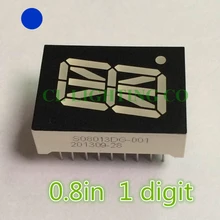 0." 0.8in синий 16 сегментов дисплей 27.7x20 мм 0.8 дюймов цифровой пробки Общий катод