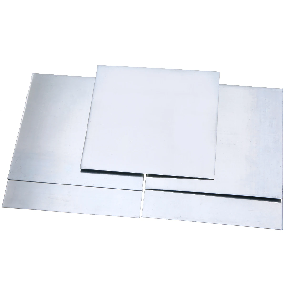 5pcs High-purity Zinc Sheet Pure Zinc Zn Sheet Plate Metal Foil 100mmx100mmx0.5mm For Power Tool Accessories