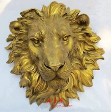Ceramic Matte White Lion Head Wall Decor Contemporary Wall Charmers Mounted Resin Lion Head White Standard Modern Sculptures