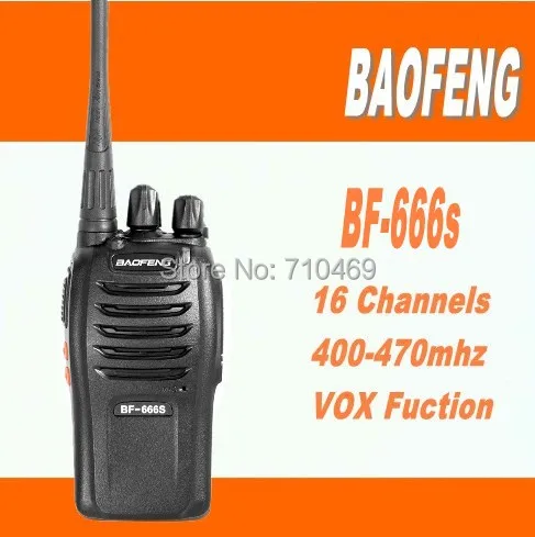 DHL Бесплатная доставка + baofeng bf-666s 666s двухсторонняя рация Водонепроницаемая