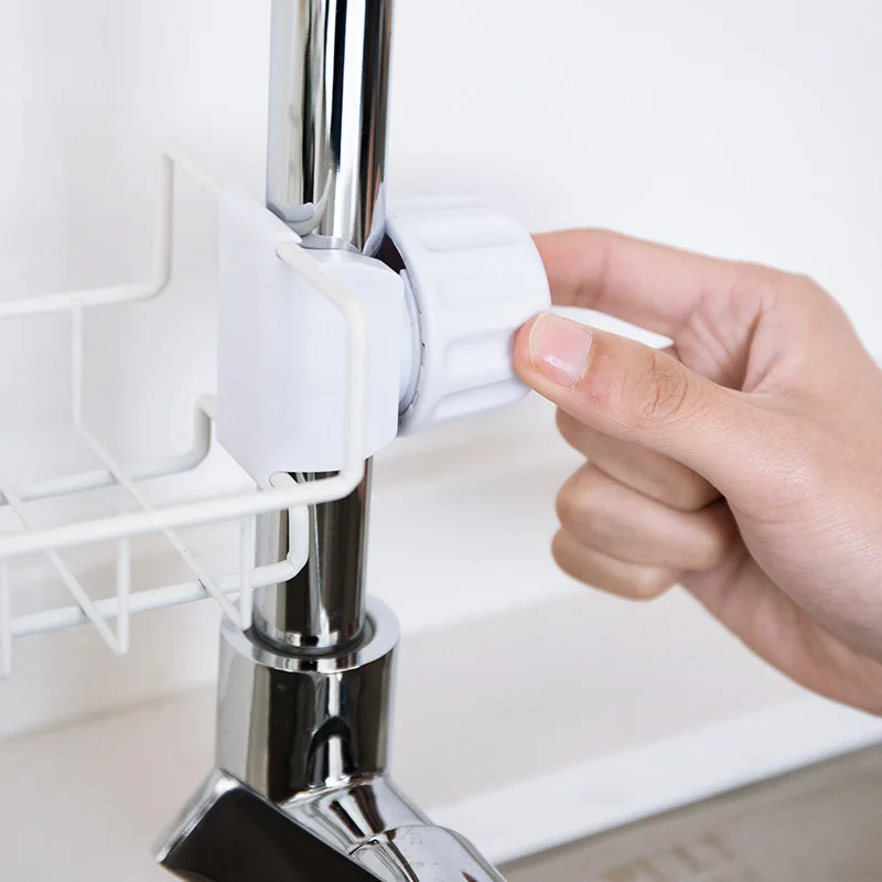 Kitchen items storage block tools Sponge scouring pad cup fruit drainer holder rack kitchenware accessories organizer