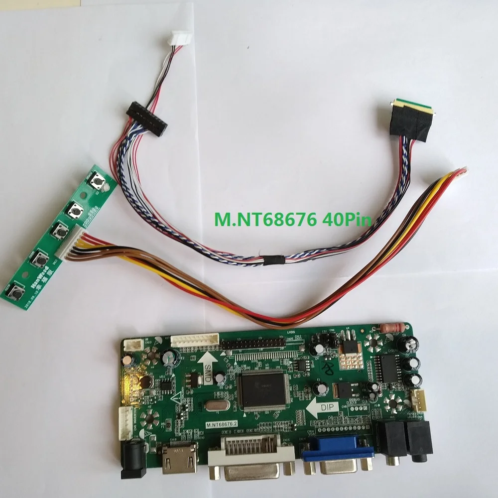 

Kit for LTN141BT08-003 HDMI LCD 1440X900 Panel Screen LVDS 40pin Monitor M.N68676 LED DIY Controller board 14.1" VGA DVI