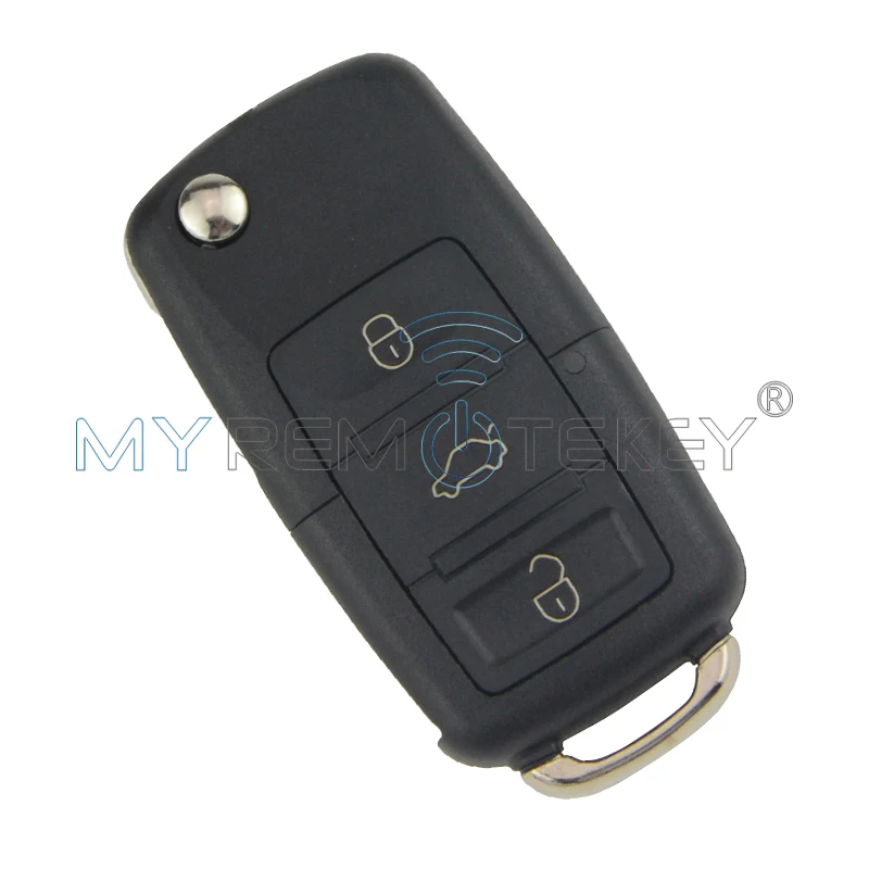 Ключ дистанционного управления для VW Volkswagen Beetle Golf Jetta Passat 2000 2005 1J0959753DJ 3 кнопки 434
