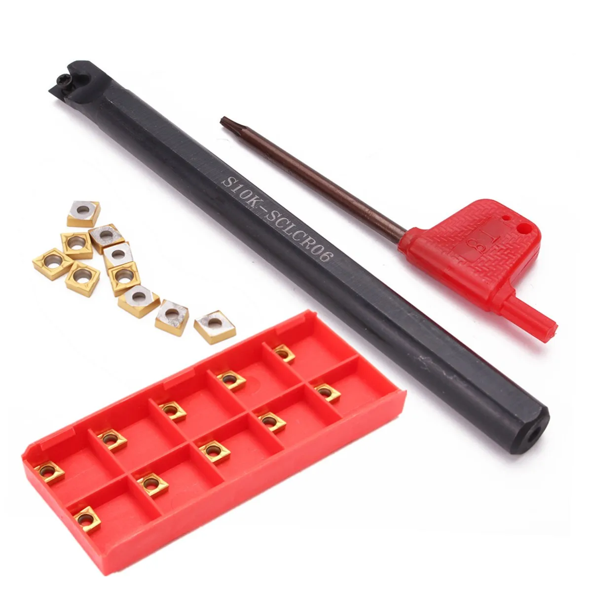 

New Arrival S10K-SCLCR06 CCMT060204-HM YBC251 INSERTI CARBURO CHIAVE HOLDER UTENSILI TORNIO