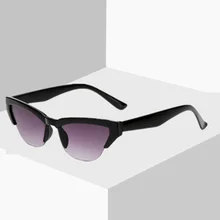 KUJUNY, кошачий глаз, солнцезащитные очки для женщин, для девушек, половинная оправа, очки для женщин, s, Ретро стиль, солнцезащитные очки, модные, для туризма, с защитой от ультрафиолета, солнцезащитные очки