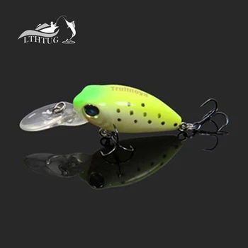 

Minni Crank 2.7g 32mm Multi Hard Fishing Lures Artificial Bait Water Depth Crankbait 16# Hook Hot -Selling