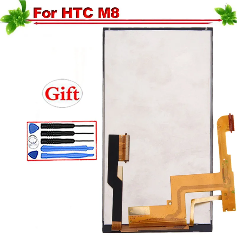

5" 100% Tested for HTC M8 LCD Display Touch Screen Digitizer Assembly Replacement for HTC One M8 LCD Display Black
