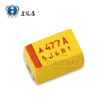 

Chip Tantalum Capacitors 477A 470UF 10V E Type 7343H 2917 Yellow Polar Bile Capacitance