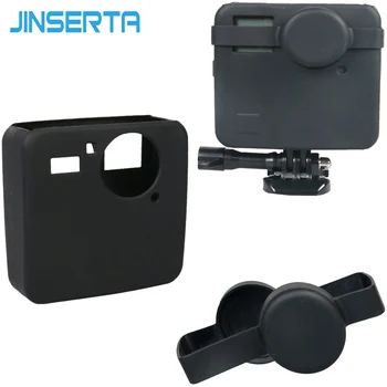 

JINSERTA 2 in 1 Silicone Protective Case Skin Cover + Lens Cap Case for GoPro Fusion 360-degree Camera