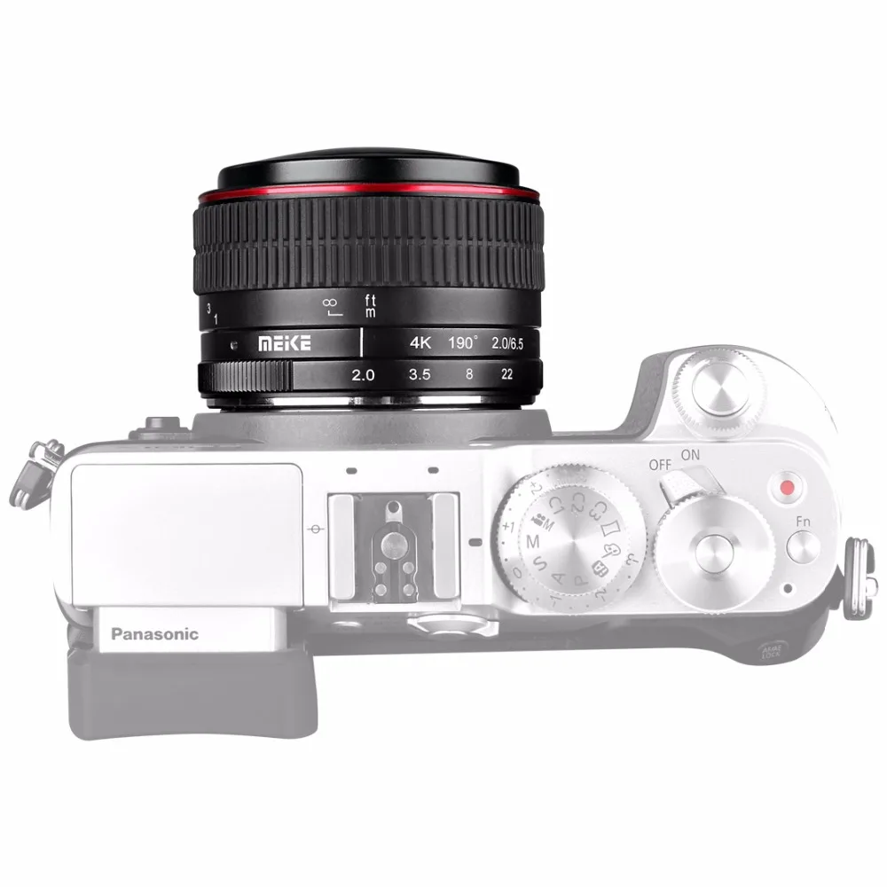 Meike MK 6 5 мм f/2 0 объектив рыбий глаз для Panasonic Micro 4/3 Крепление камеры + Mcoplus ткань|6.5mm