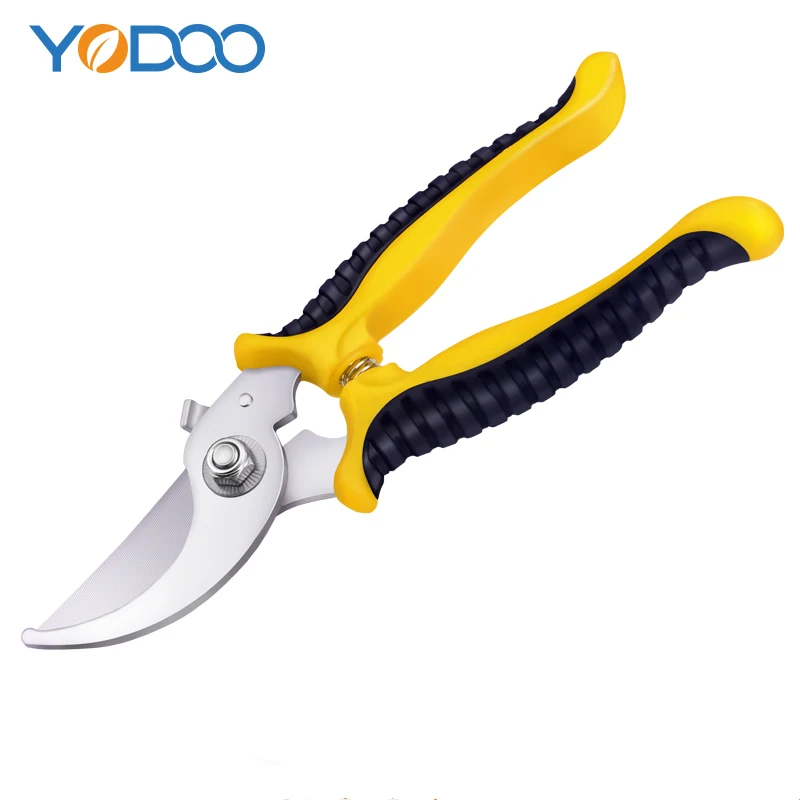 

20cm Ratchet Plant trim horticulture Hand pruner cut secateur Shrub Scissor Garden tools Branch anvil pruning Shears Orchard 031