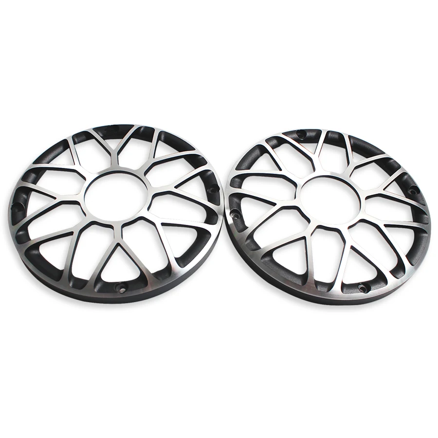 

2Pcs 6 INCH 6.5 INCH SubWoofer Car Speaker Grill Mesh Enclosure Speakers Car Woofer Protection Cover Aluminum Decorative Ring