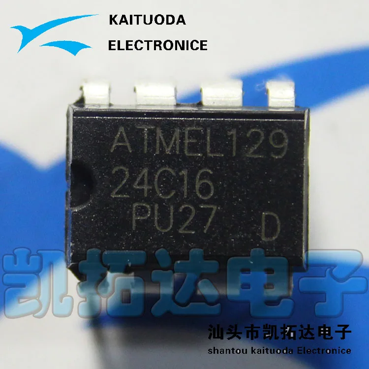 2 CON] (DIP) IC 24C16 DIP-8 (AT24C16 IC Nhớ EEPROM) | Việt Nam