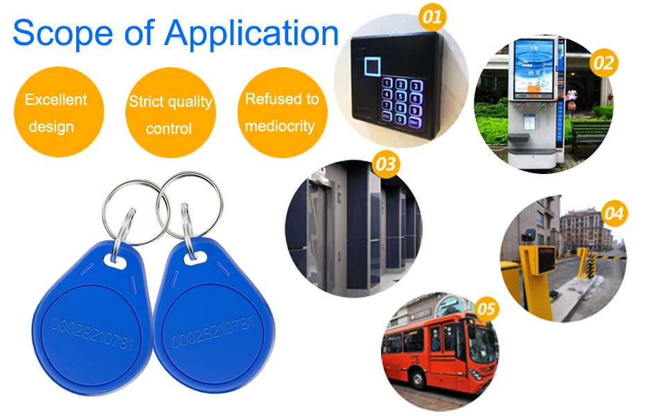 key ring 125 khz