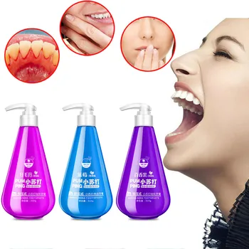 

310ml baking soda fruit toothpaste powerful removal stain whitening toothpaste anti gum toothpaste oral care15