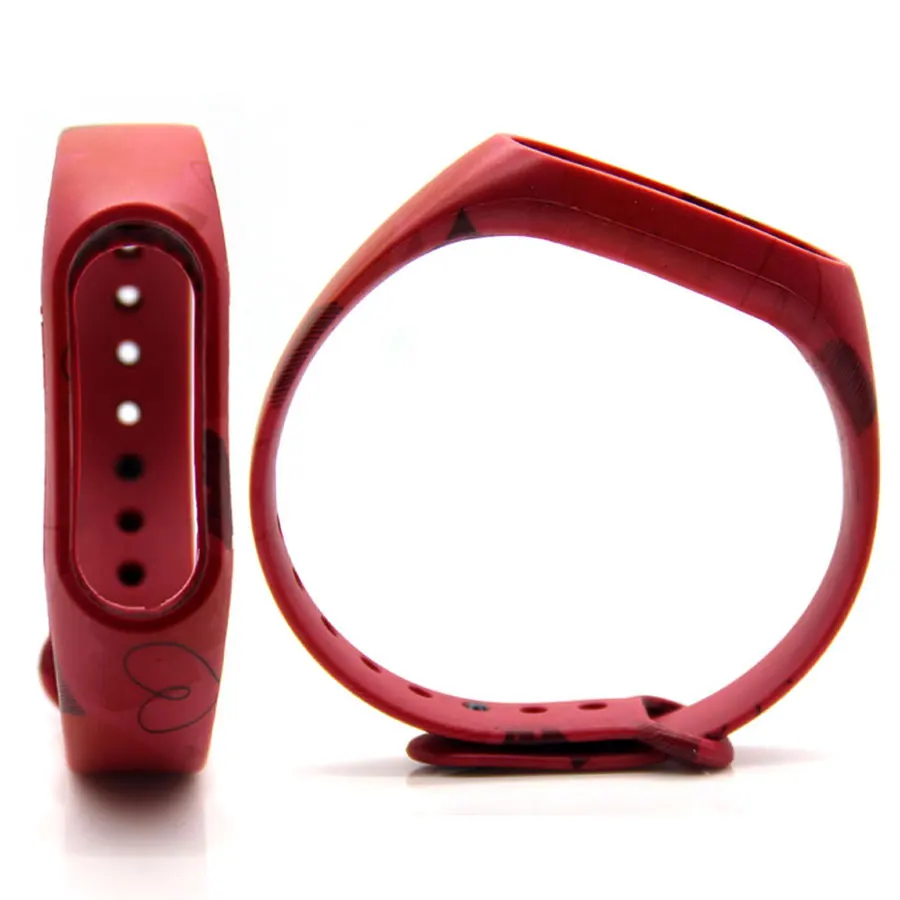 Для mi Band 2 с цветочным принтом сменный ремешок для Xiao mi силиконовые браслеты для mi Band 2 цветной браслет для mi Band 2