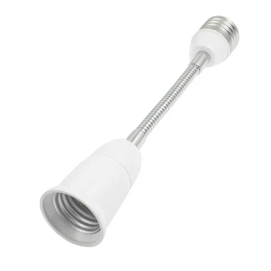 Brand New 19cm Long Flexible Goose Neck E27 to E27 LED Light Bulb Extension Adapterin AC/DC